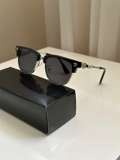عینک کلاب مستر کروم هارتز کد 555 Chrome Hearts