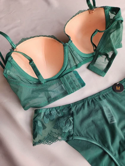 ست شورت و سوتین جکدار فنردار اروپایی کد: 9032