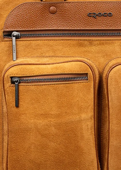 ساک مسافرتی چرم چرخدار مدل yb1013 اشبالت