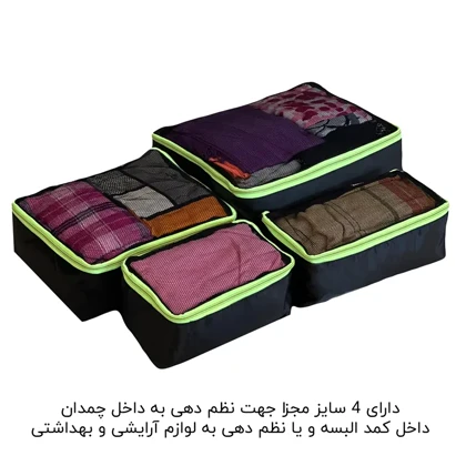 نظم دهنده چمدان مدل FORWARD - FCLT44112 سری چهار عددی