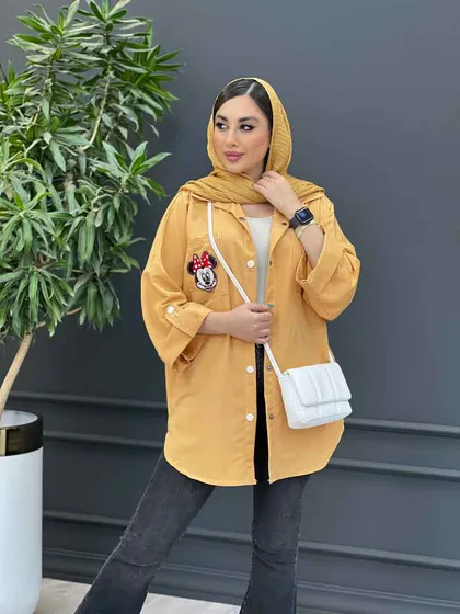 مانتو داکرون دوخت دار میکی موس