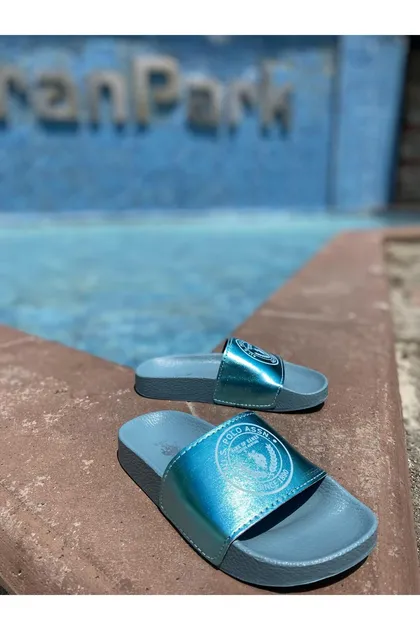 پایه. دمپایی ساحلی POLO KIDS MIDDLEBETIC SPORTS 686827 4FX BLUE RAZZE