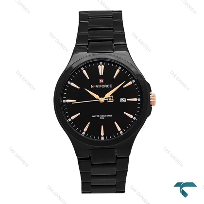 ساعت مچی مردانه نیوی فورس NF9214 فول مشکی NaviForce-7049-G