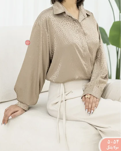 شومیز ساتن هوگون 5054