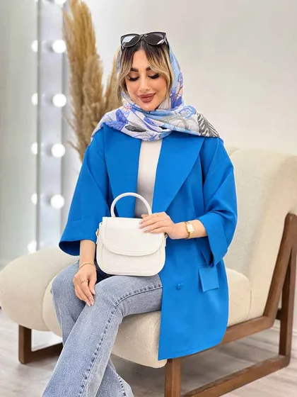مانتو مازراتی یقه بلیزری