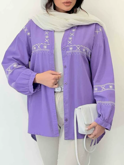 شومیز گلدوزی آدلیا
