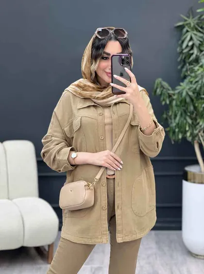 مانتو چهار جیب مهلا