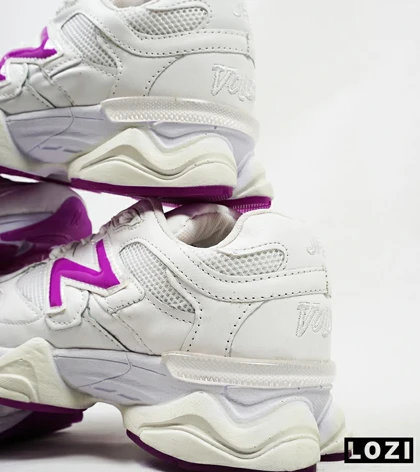 کفش کتانی زنانه سفید سرخابی NEW BALANCE 9060