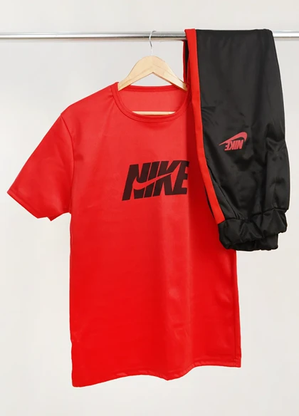 ست تیشرت شلوار Nike Air قرمز مردانه مدلRana