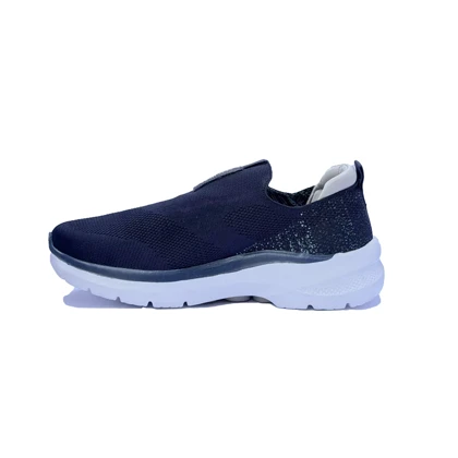 کتانی اسپرت ورزشی مردانه بزرگپا مدل اسکیچرز Skechers رنگ سرمه‌ای کد 51474