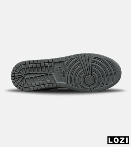 کفش کتانی مردانه و زنانه طوسی سفید NIKE jordan 1 مدل 8794