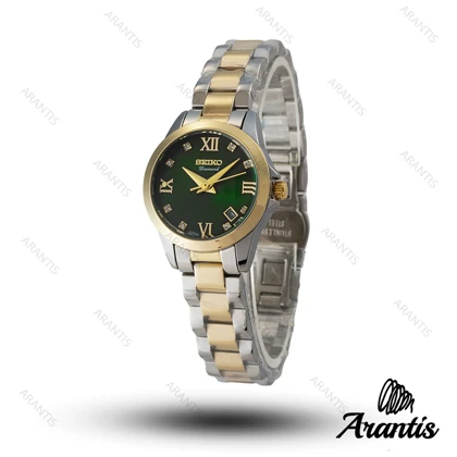 ساعت زنانه سیکو Diamond سیلور طلایی w-10203