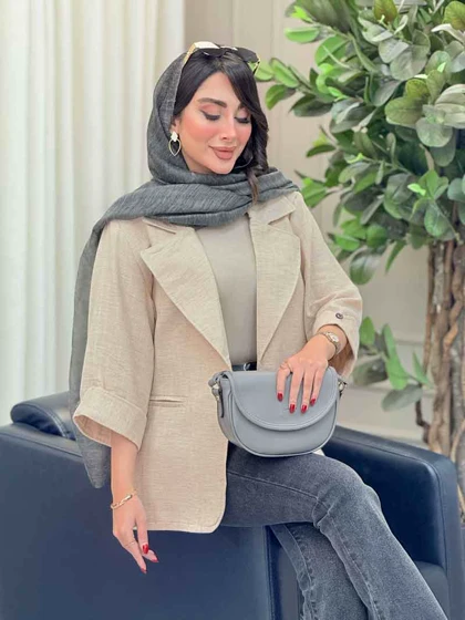 مانتو دو دکمه پریسا