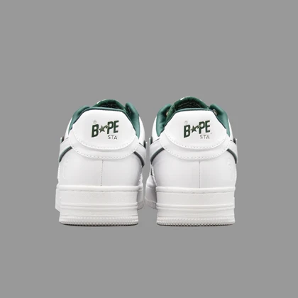بیپ استا سفید سبز Bape STA White Green