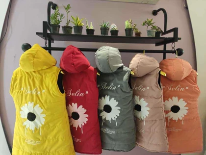 پافر دخترانه مدل آفتاب گران دو رو