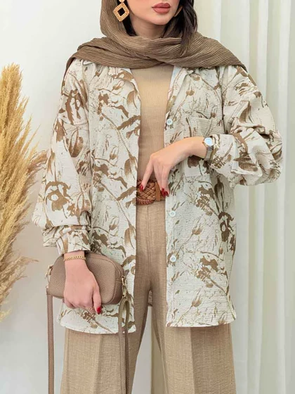 مانتو طرح دار آنیا