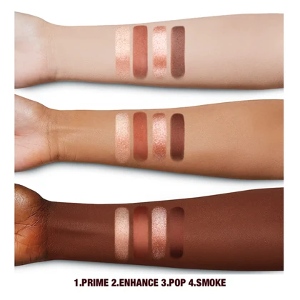 پالت سایه چشم پودری 4 رنگ شارلوت تیلبری مدل Luxury رنگ Pillow Talk Dreams