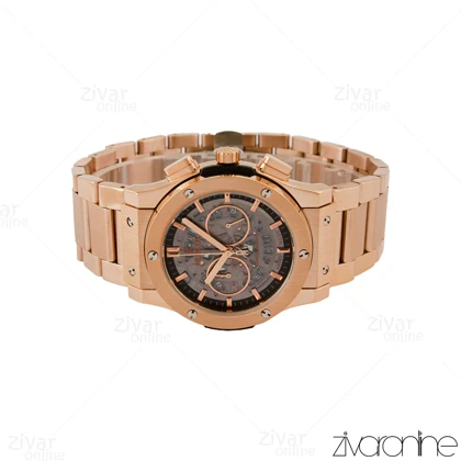 ساعت هابلوت مردانه کلاسیک فیوژن سه موتوره رزگلد صفحه اسکلتون 105101