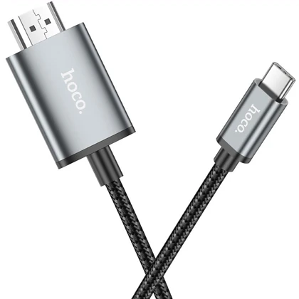 کابل تبدیل تایپ سی به HDMI هوکو Hoco مدل UA27 وضوح 4K طول 2 متر