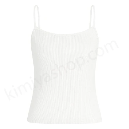 تاپ زنانه کبریتی سفید – سبک، راحت و باکیفیت