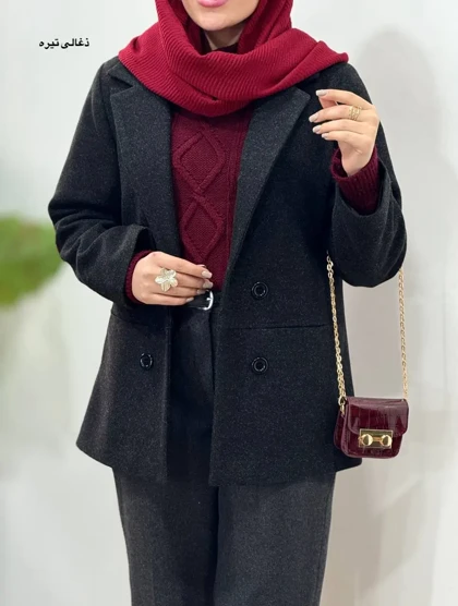 پالتو کتی فوتر آستردار زرین