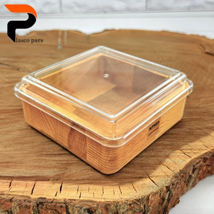 ست پذیرایی 4 تکه دربدار چوبی لیمون