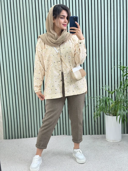 مانتو کبریتی طرحدار