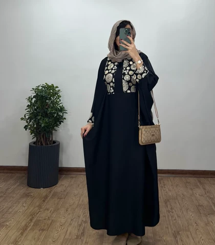 عبای بلند سوزندوزی اسرا 2