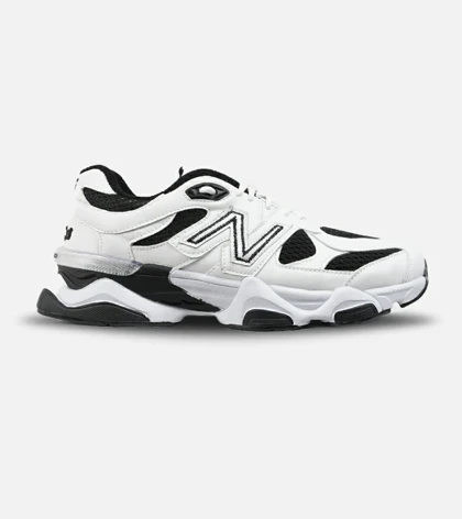 کفش کتانی مردانه و زنانه سفید مشکی NEW BALANCE 9060 مدل 2154