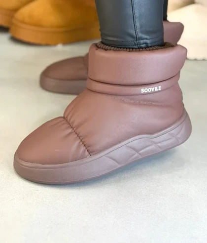 7003 - نیم بوت پفکی دوختی 7003