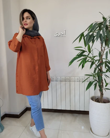 مانتو بلند رها ( دارای ایراد جزئی)