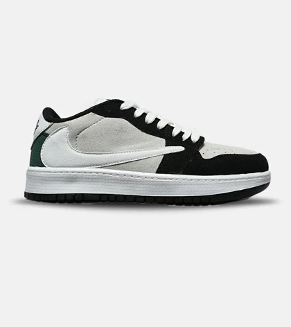 کفش کتانی مردانه و زنانه سفید مشکی سبز NIKE travis scott مدل 8320