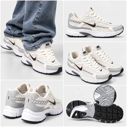 کتانی رانینگ راحتی نایک اینترناتور / NIKE INTERNATOR / رنگ سفید طوسی نایک سبز