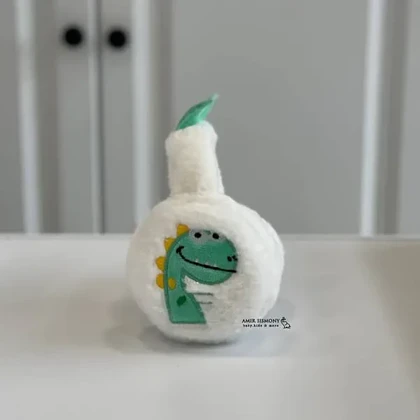 گوشگیر زمستانه بچگانه طرح دایناسور