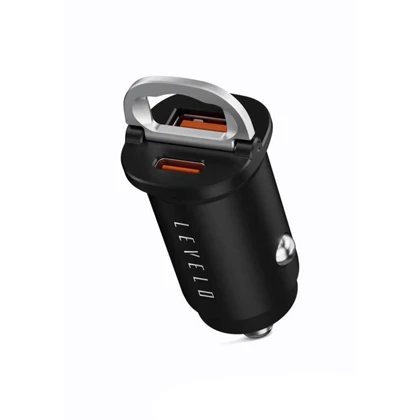 شارژر فندکی 38W لولو مدل LEVELO KRUZ FAST CAR CHARGER