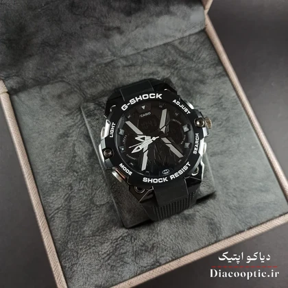 ساعت مچی پسرانه دو زمانه برند جی شاک مدل G1262 بند رابر