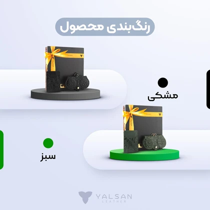 ست هدیه زنانه چرم یلسان مدل چیکا کد 193-MDS-GAN