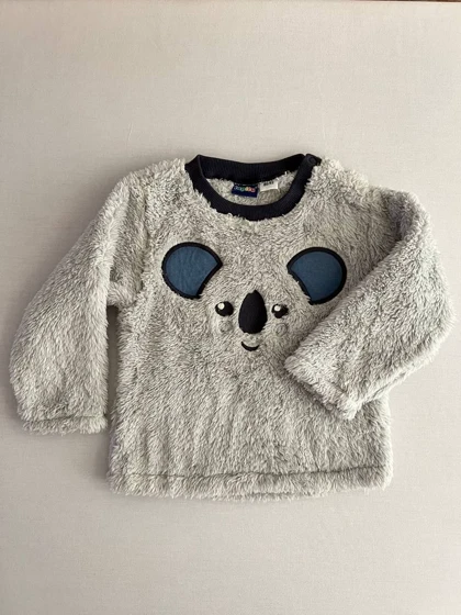 بلوز بچگانه پشمی نرم و لطیف طرح کووالا 20036