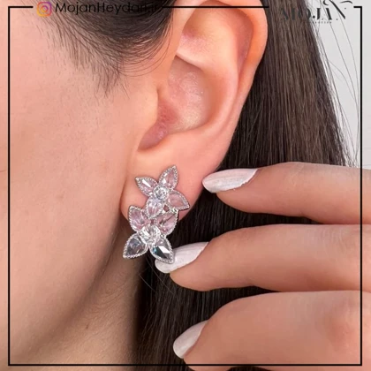 گوشواره صدفی مشابه طلا کد: sg465