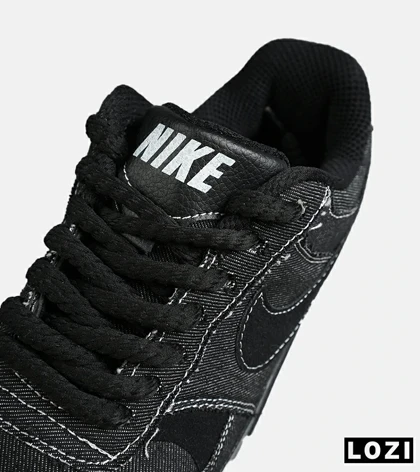 کفش کتانی مردانه و زنانه مشکی نایک NIKE AIR FORCE مدل 7743