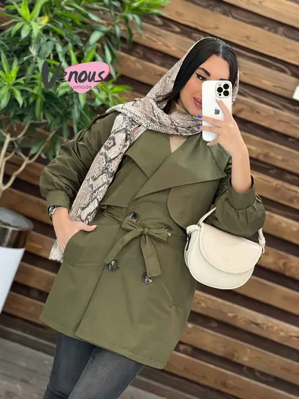 بارانی چهاردکمه سرشونه پاگون