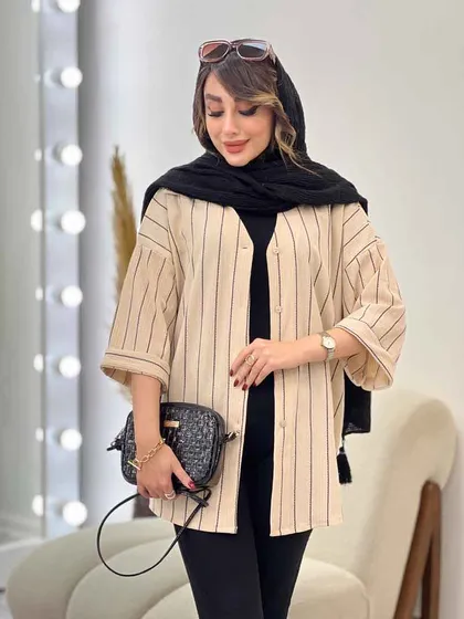 مانتو آستین پاکتی ارمغان