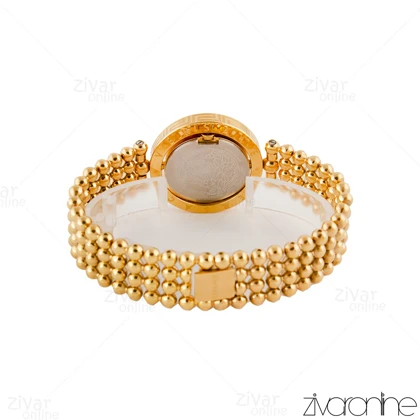 ساعت ورساچه زنانه طلایی صفحه چرخان 104878