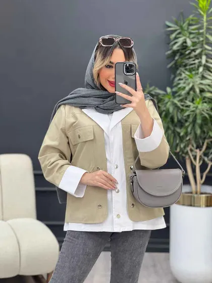 مانتو ترکیبی نورا