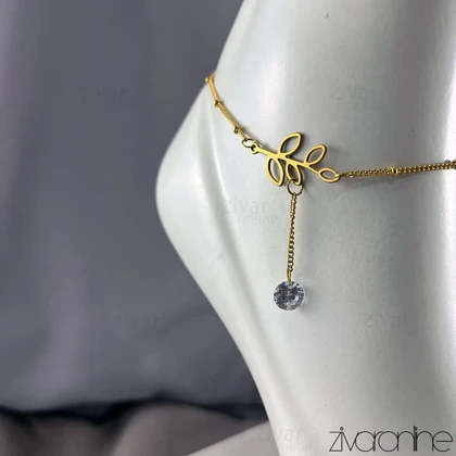 پابند طرح برگ نگین‌دار 60061