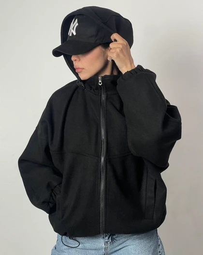 سوئشرت فوتر کلاهدار  کد 1500123