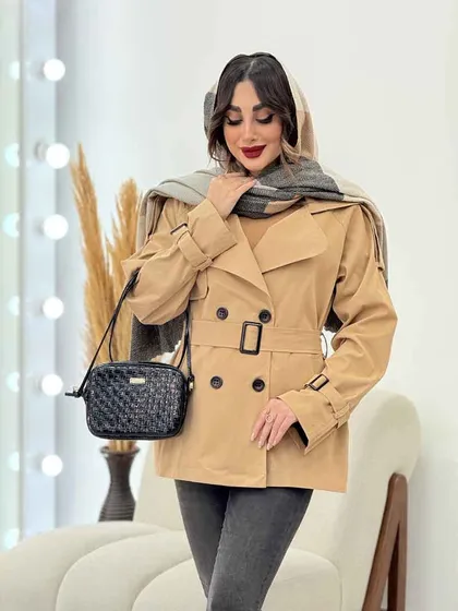 بارانی چهاردکمه صدف