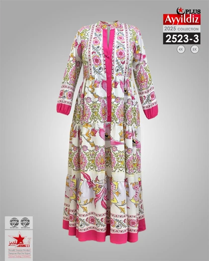 پیراهن مجلسی ترند زنانه سایز بزرگ کد 2523