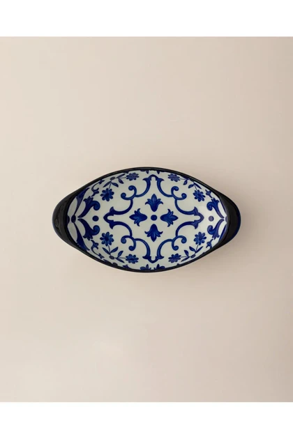 بشقاب سرو مدل Reve Bleu Ellis Bone China