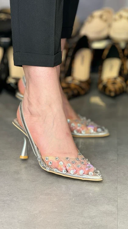 پاشنه طلق نگین درشت کد :633